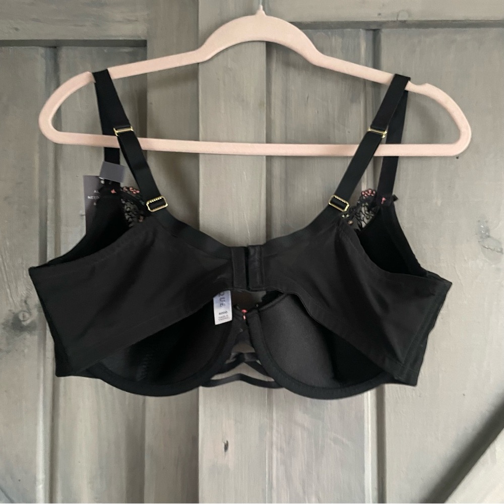 Cacique seriously sexy collection lightly lined French balconette lace floral - Picture 7 of 8